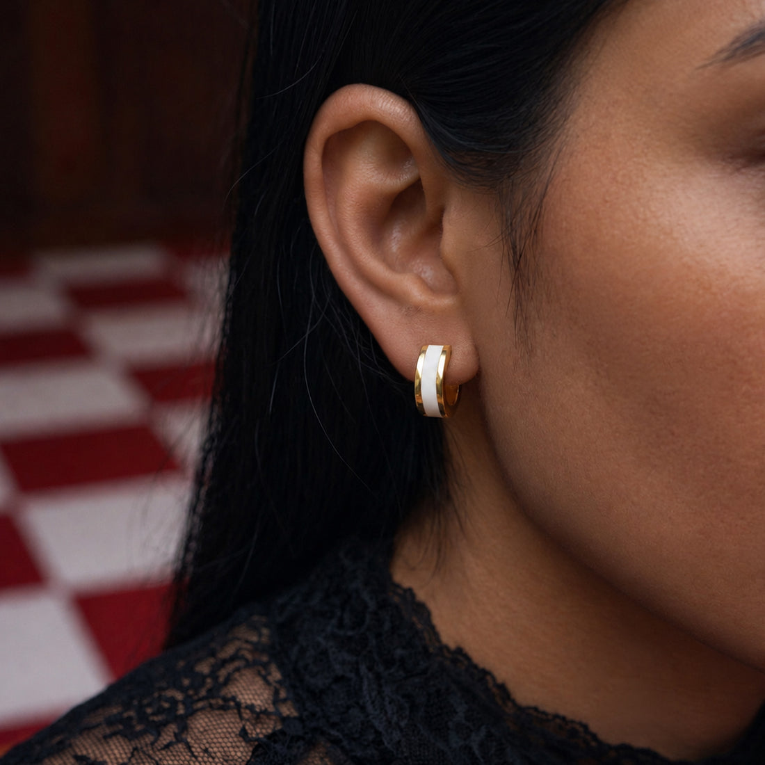 Meringue Small Hoop Earrings