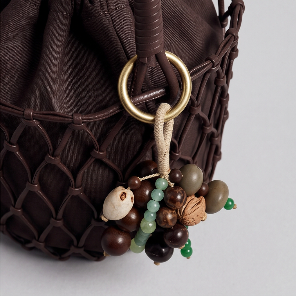 Emerald Wood Bead Set