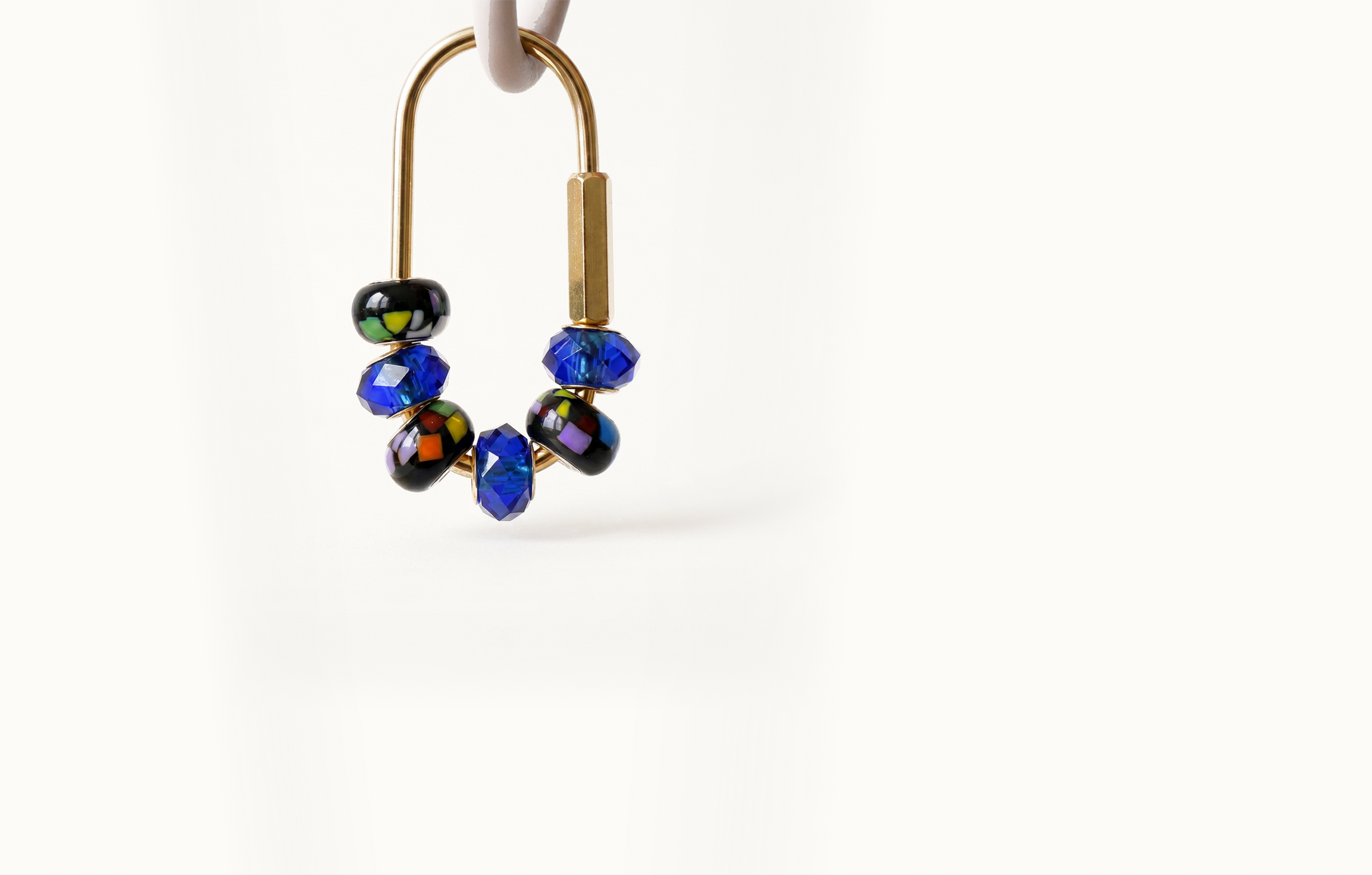 Royal Navy Beaded Carabiner