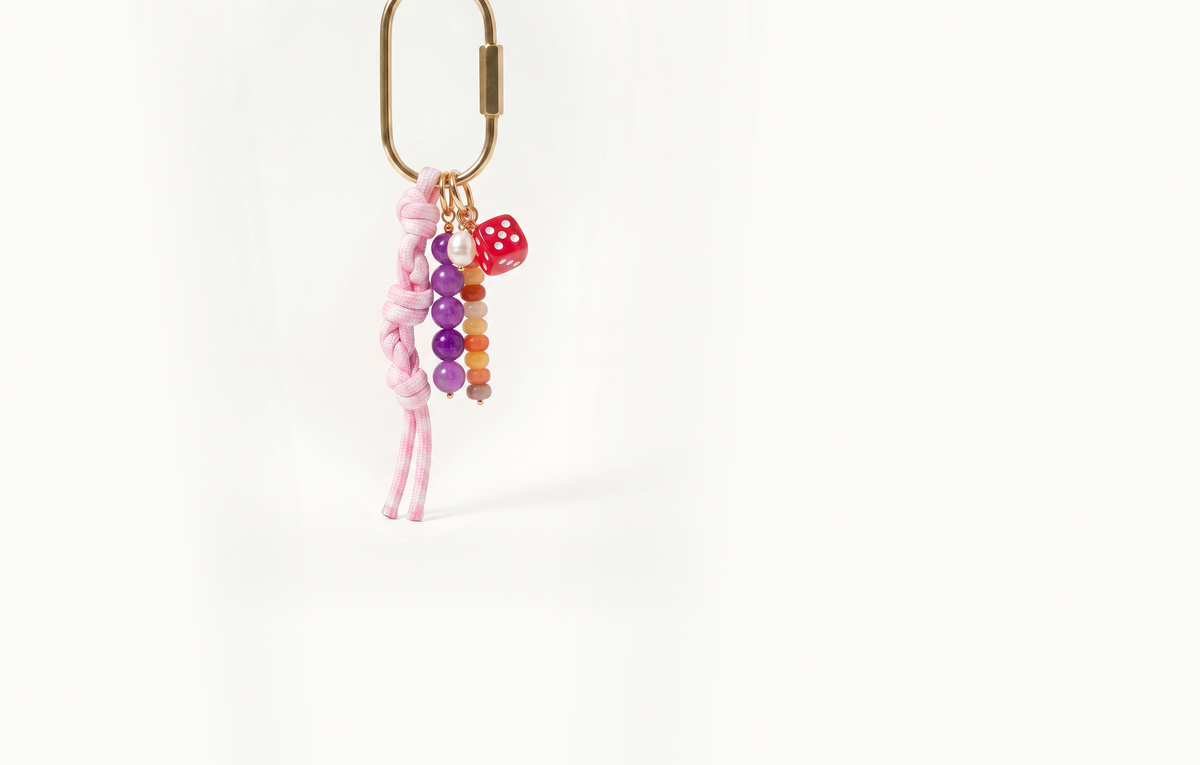 Sherbet Stone Carabiner Cord Set