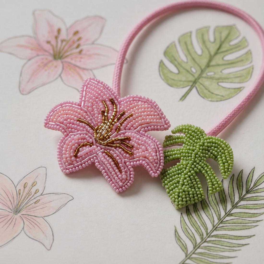 Hibiscus Double Bag Charm