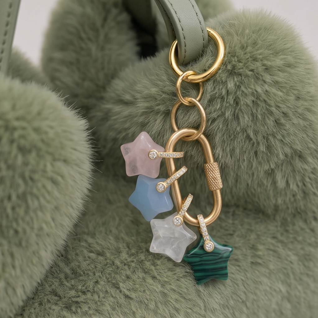 Mini Lagoon Stone Star Carabiner