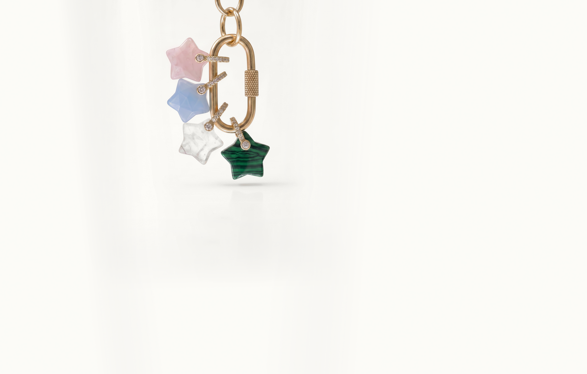 Mini Lagoon Stone Star Carabiner