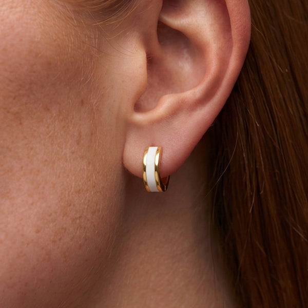 Meringue Small Hoop Earrings