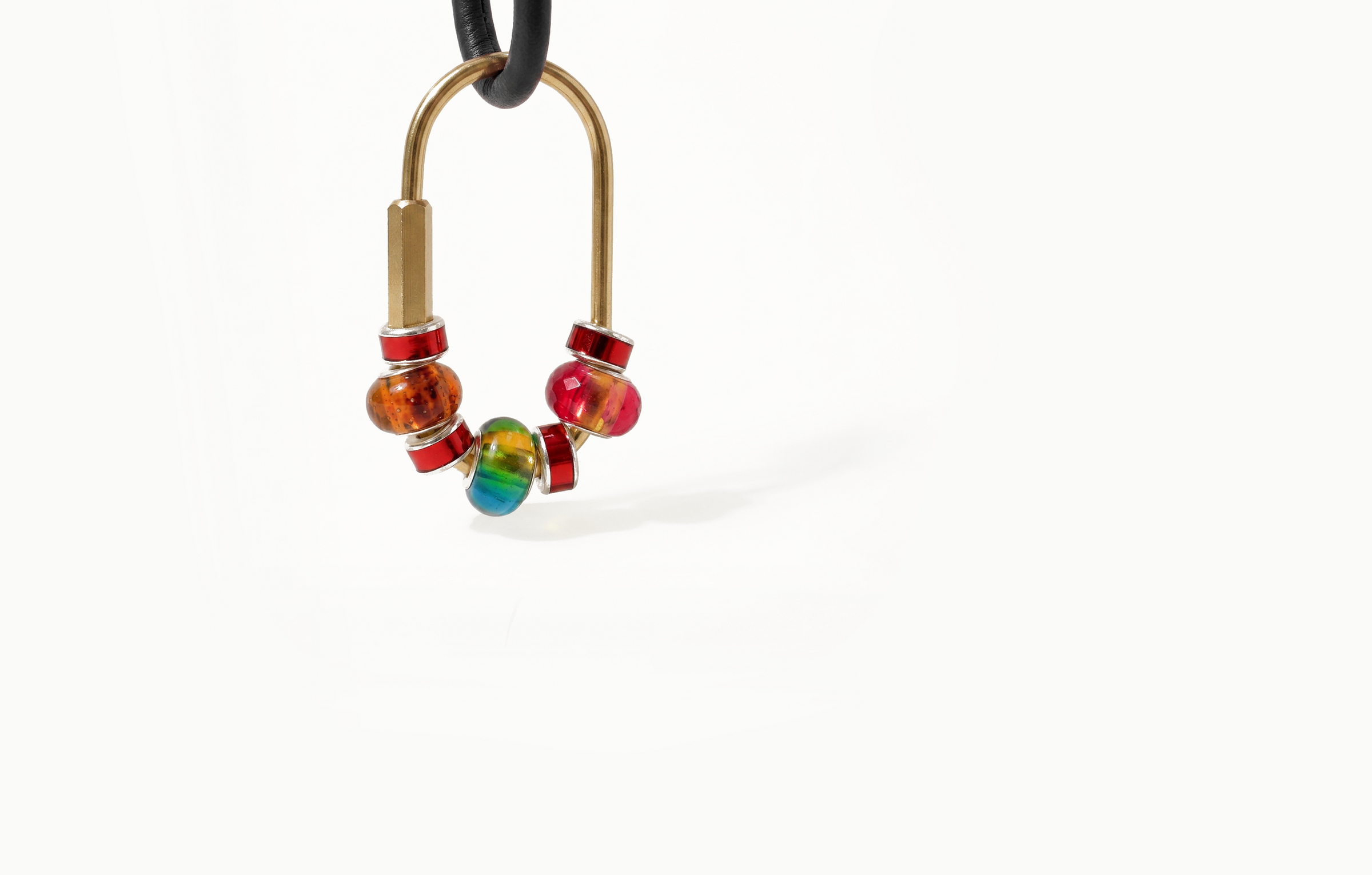 Rich Gem Beaded Carabiner