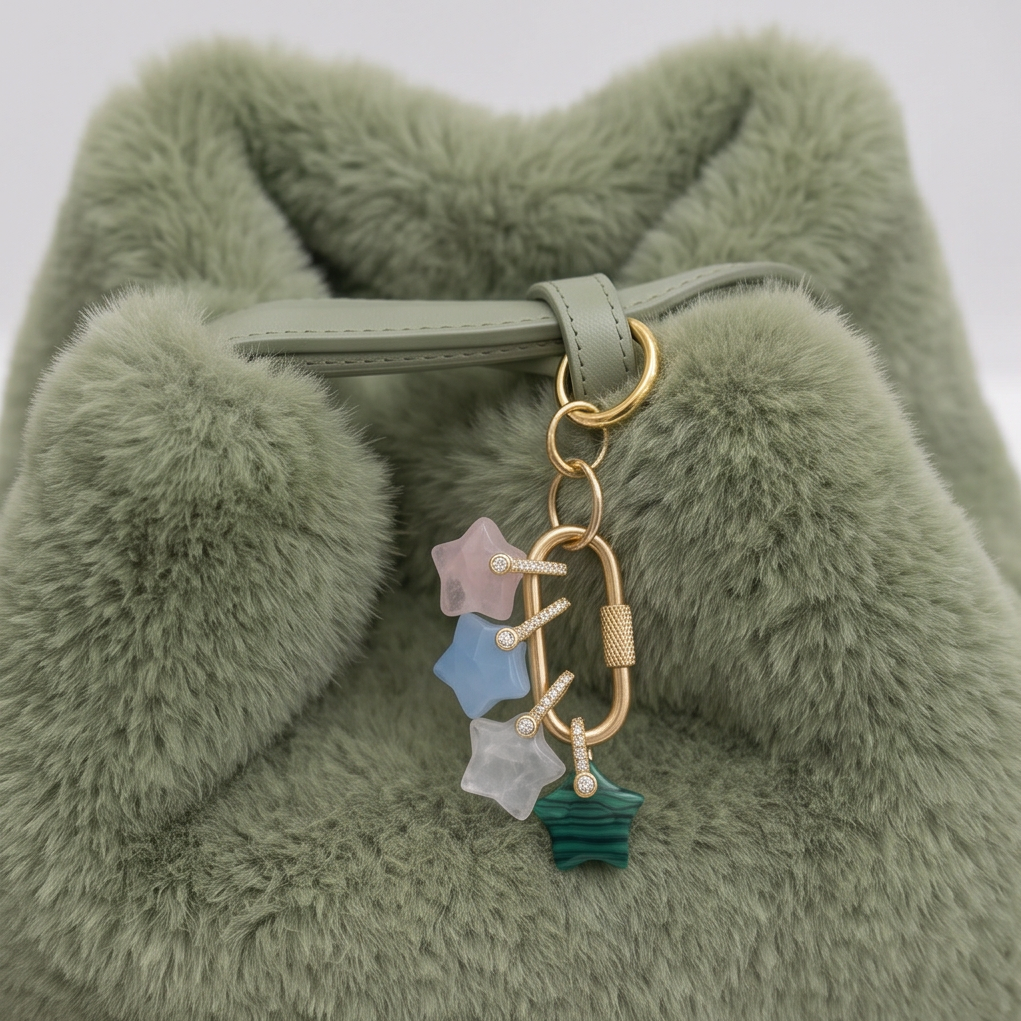 Mini Lagoon Stone Star Carabiner