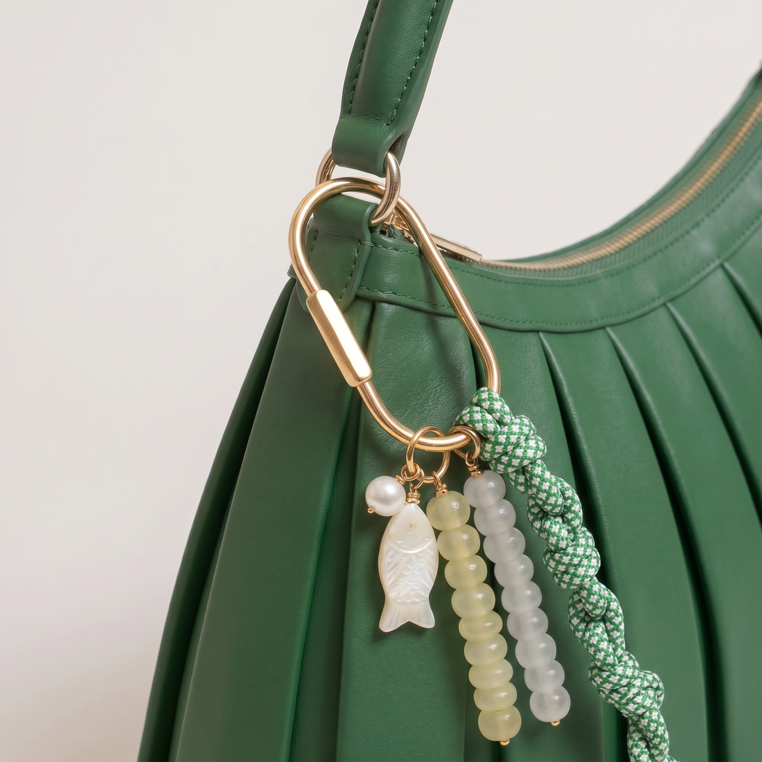 Sage Stone Carabiner Cord Set