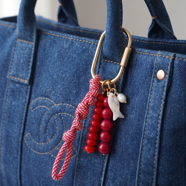 Cerise Stone Carabiner Cord Set