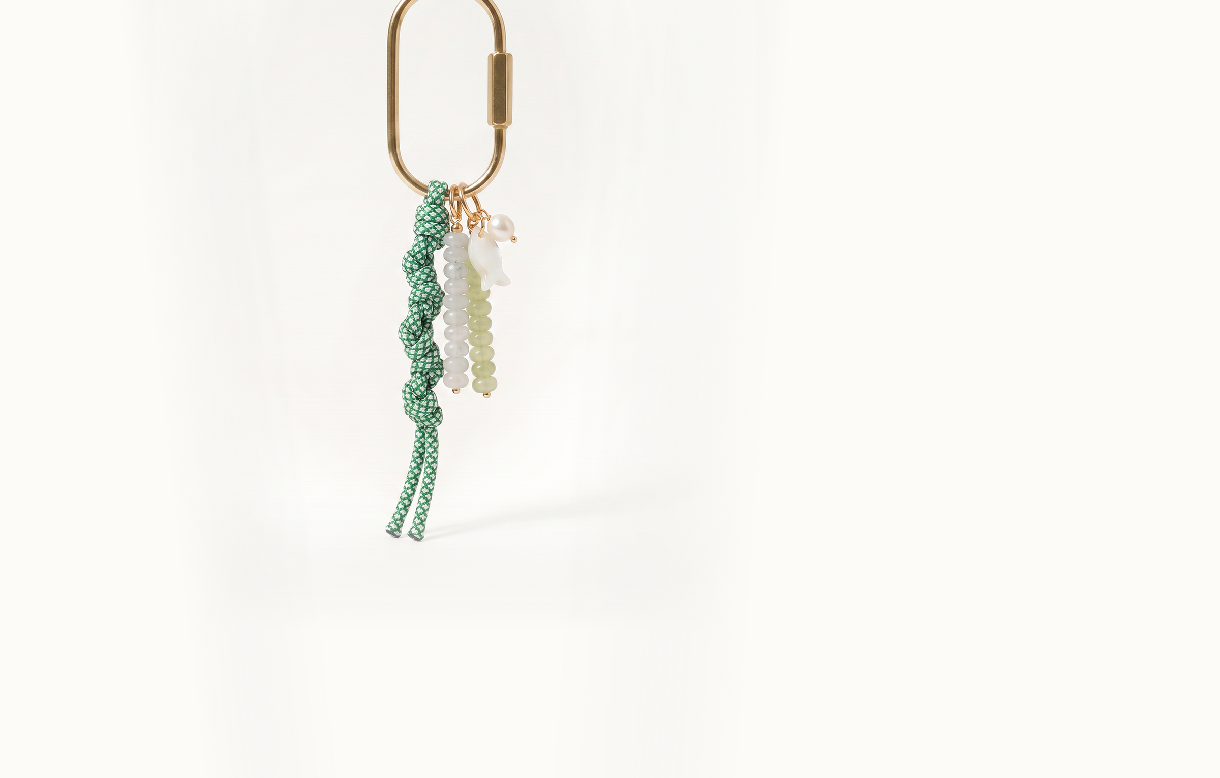 Sage Stone Carabiner Cord Set