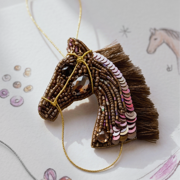Bay Horse Bag Charm