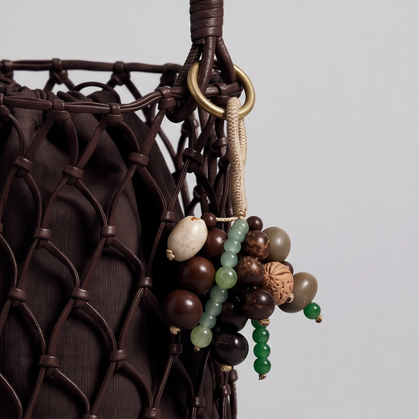 Emerald Wood Bead Set