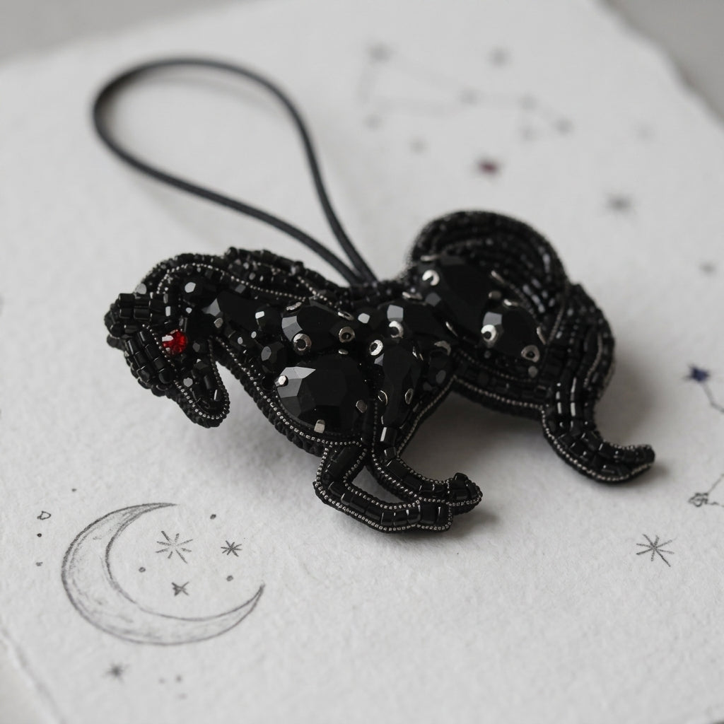 Night Horse Bag Charm