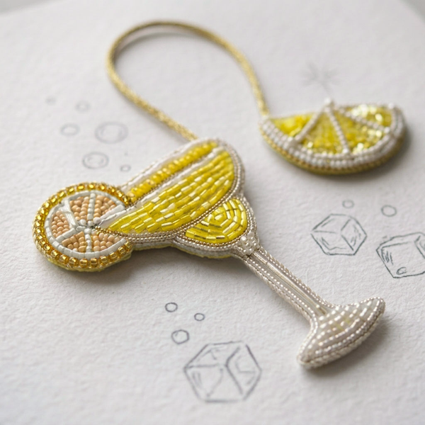Martini Double Bag Charm