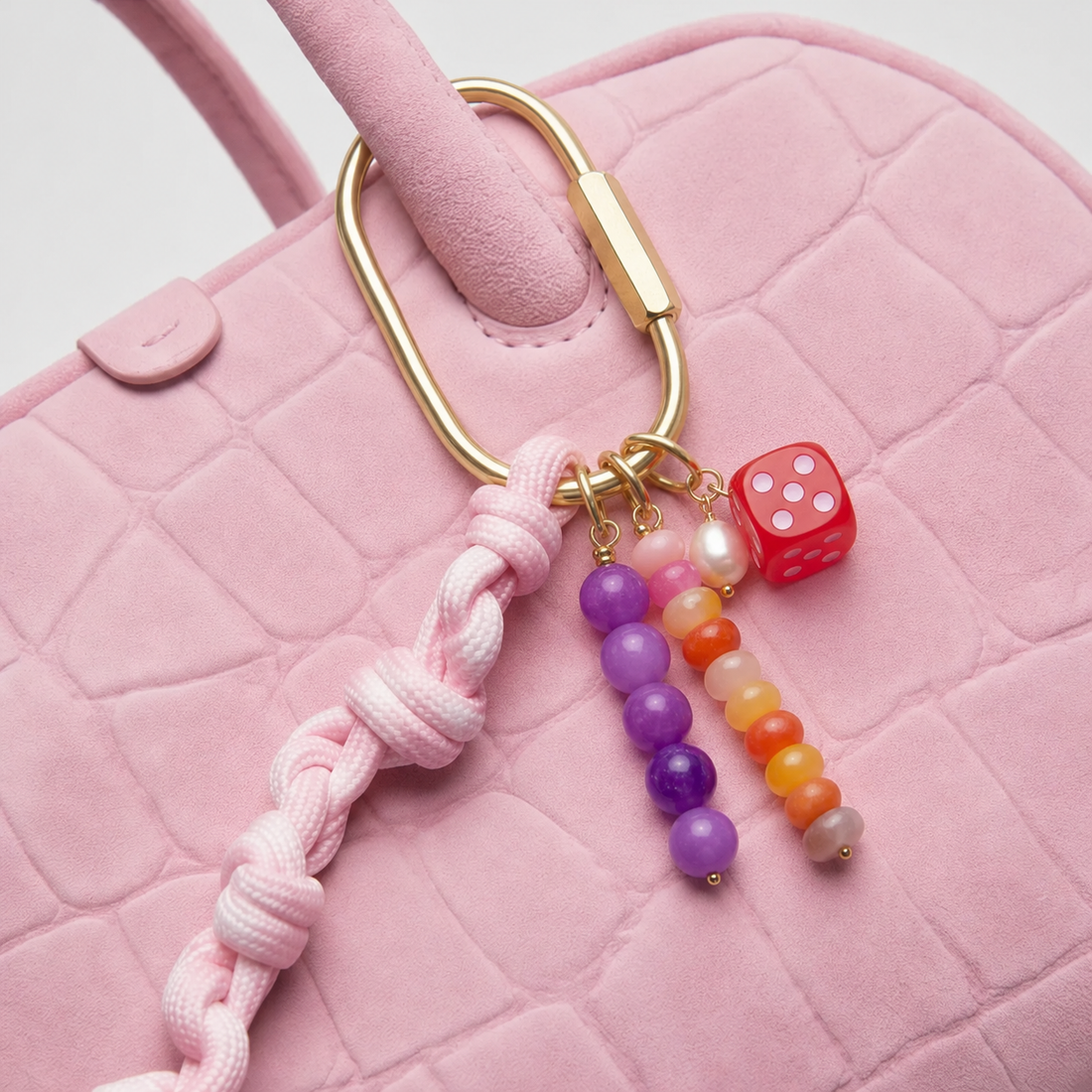 Sherbet Stone Carabiner Cord Set