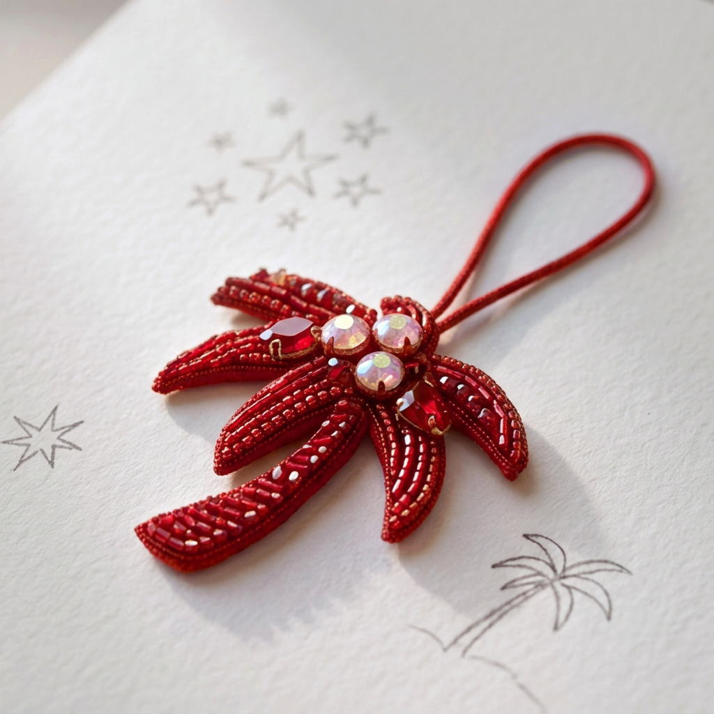 Pepper Palm Bag Charm
