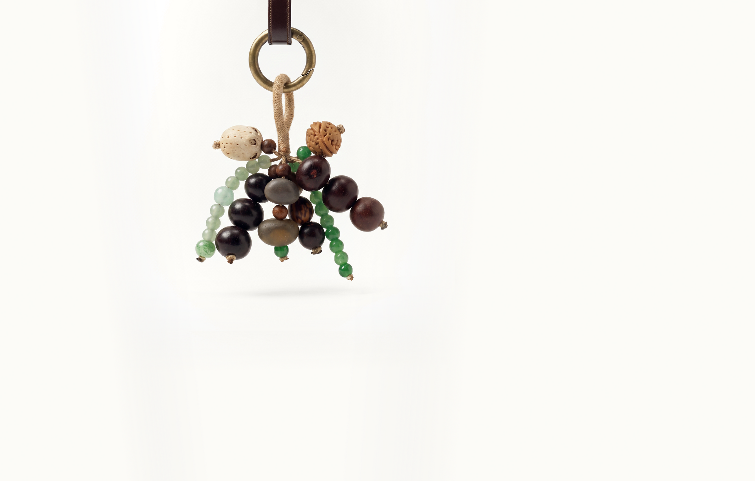 Emerald Wood Bead Set