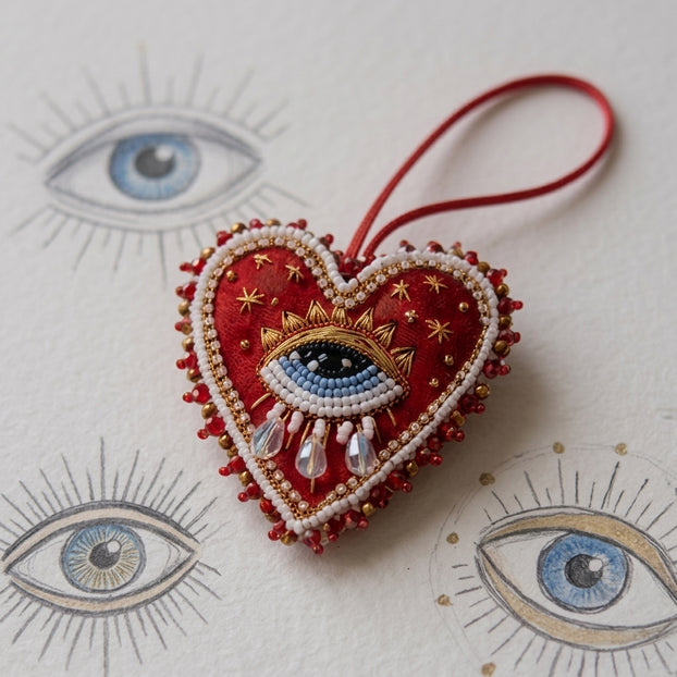 Queen of Hearts Bag Charm