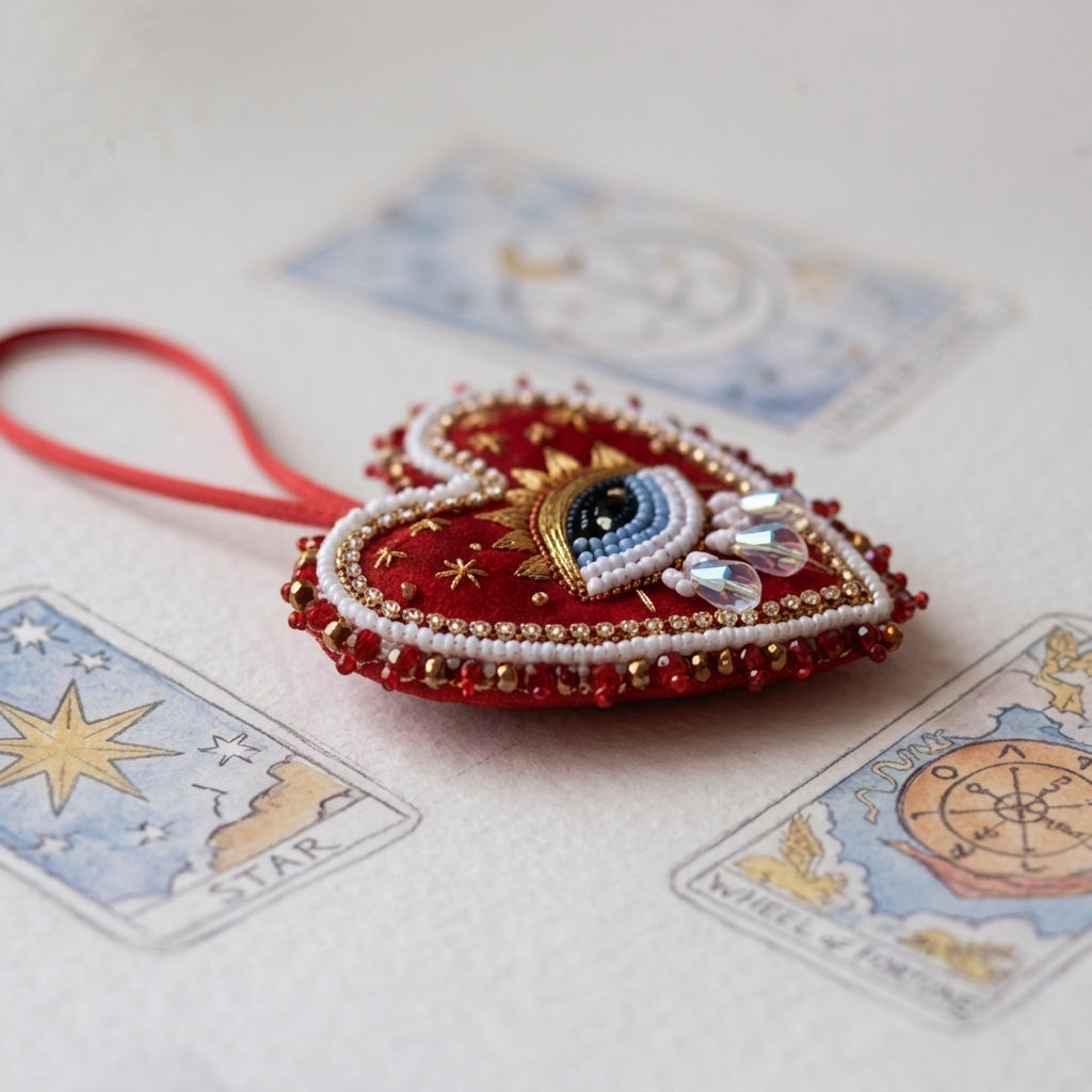 Queen of Hearts Bag Charm