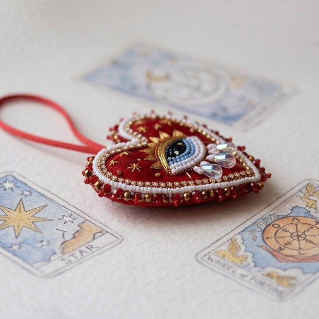 Queen of Hearts Bag Charm