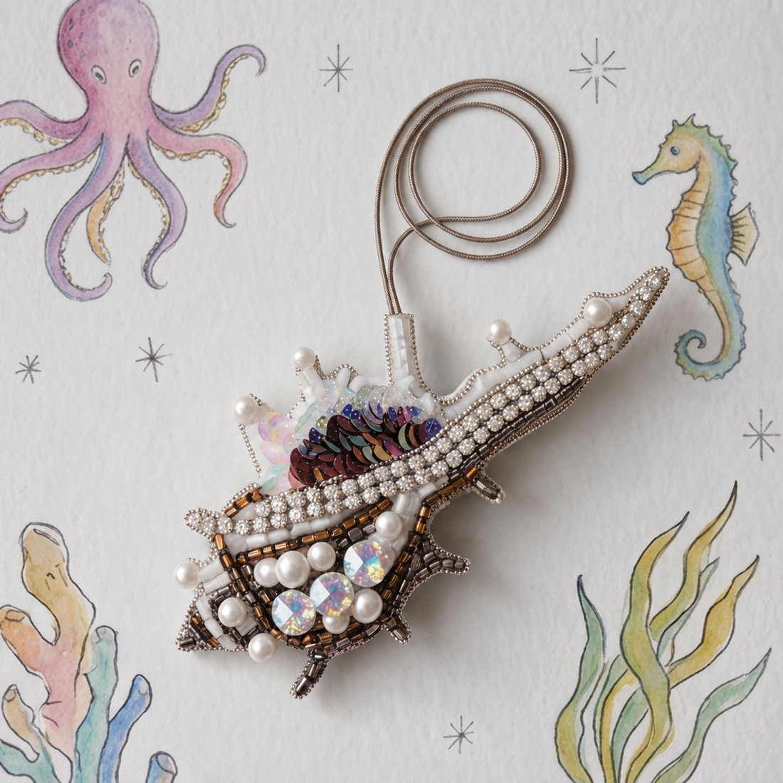 Spiny Shell Bag Charm