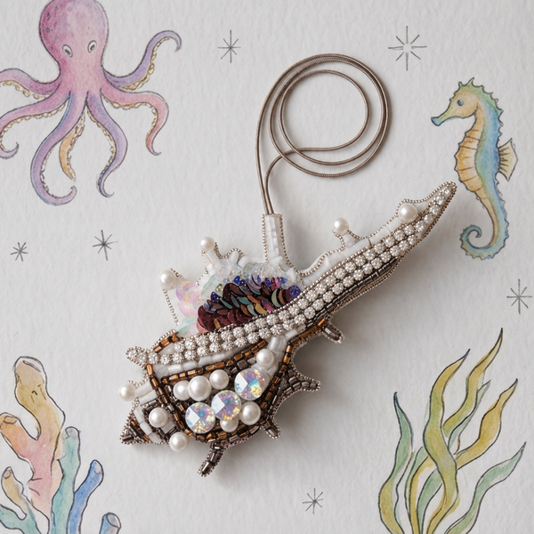Spiny Shell Bag Charm