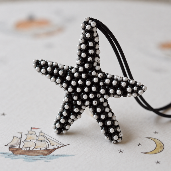 Domino Starfish Bag Charm