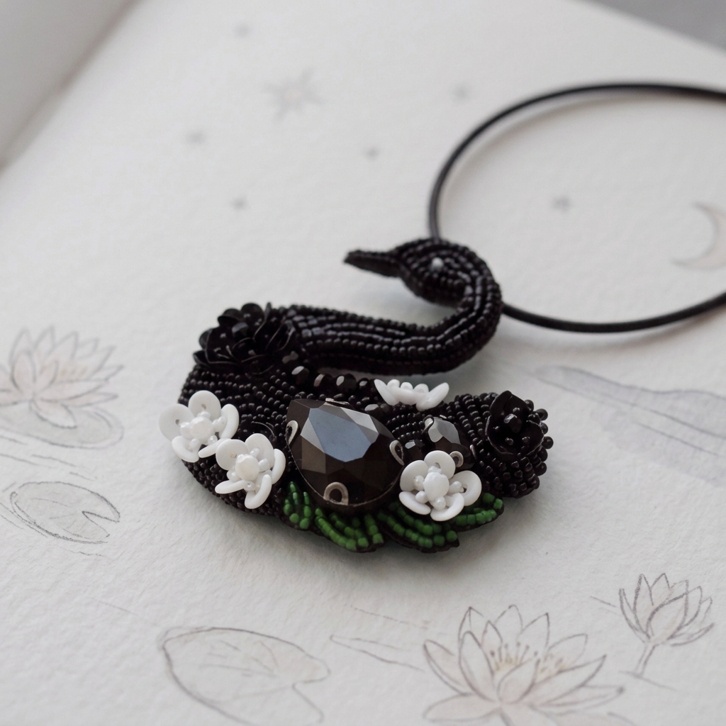 Black Swan Bag Charm