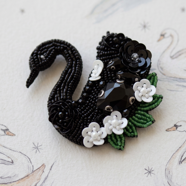 Black Swan Bag Charm