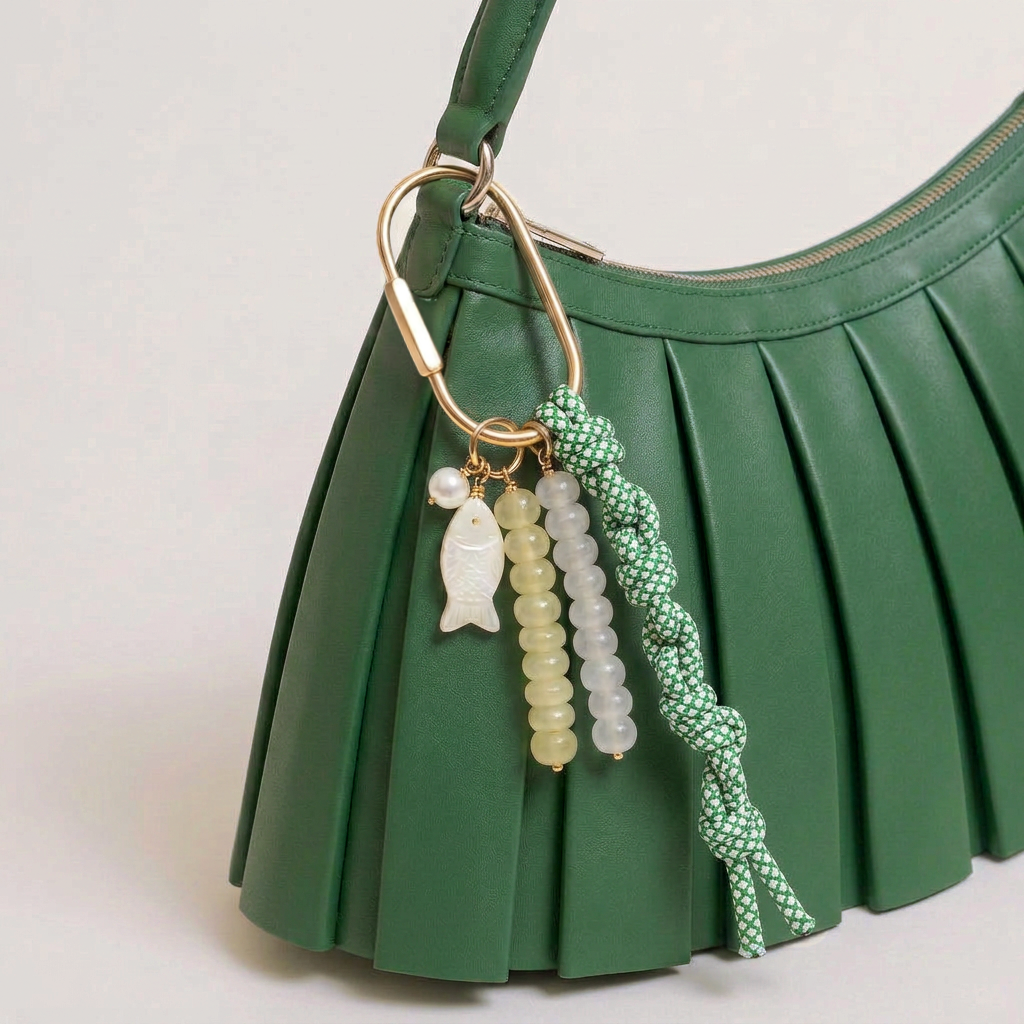 Sage Stone Carabiner Cord Set