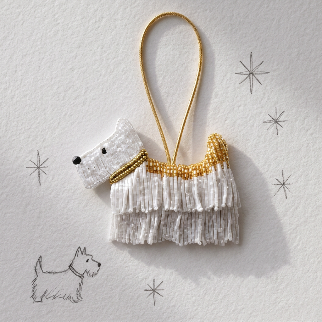 Westie Embellished Bag Charm