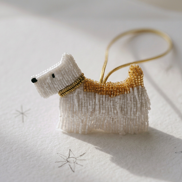 Westie Embellished Bag Charm