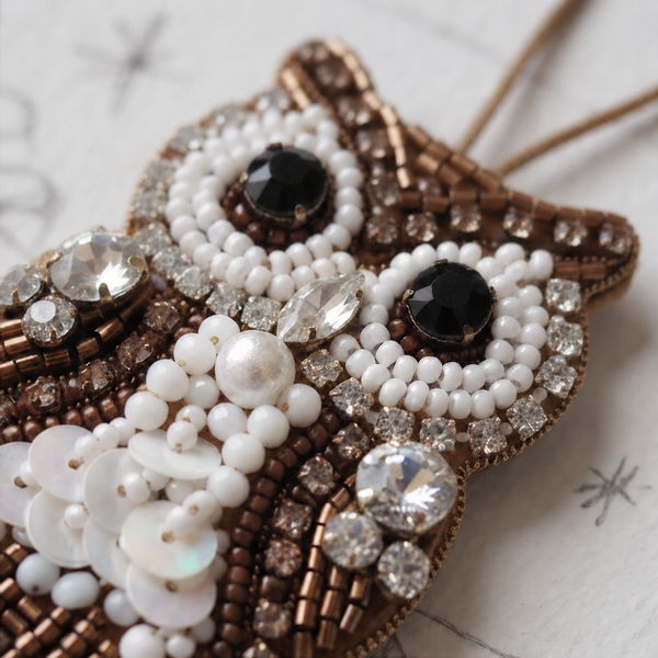 Owl Embellished Bag Charm